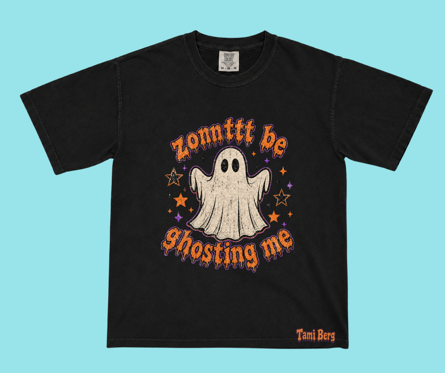 Tami Berg-Zonntt Ghost me (orange letters)