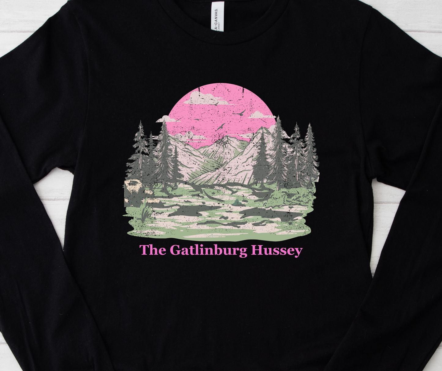 The Gatlinburg Hussey-Mountains sunset