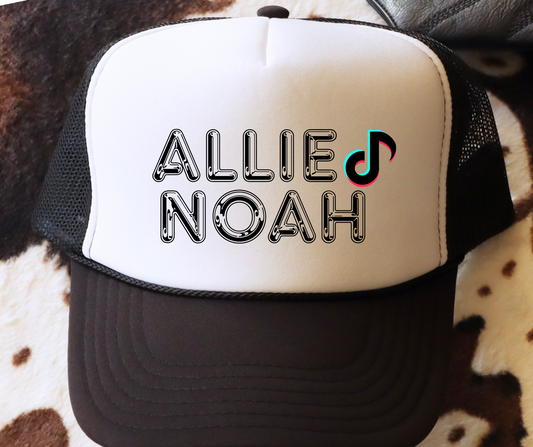 Allie & Noah logo hat