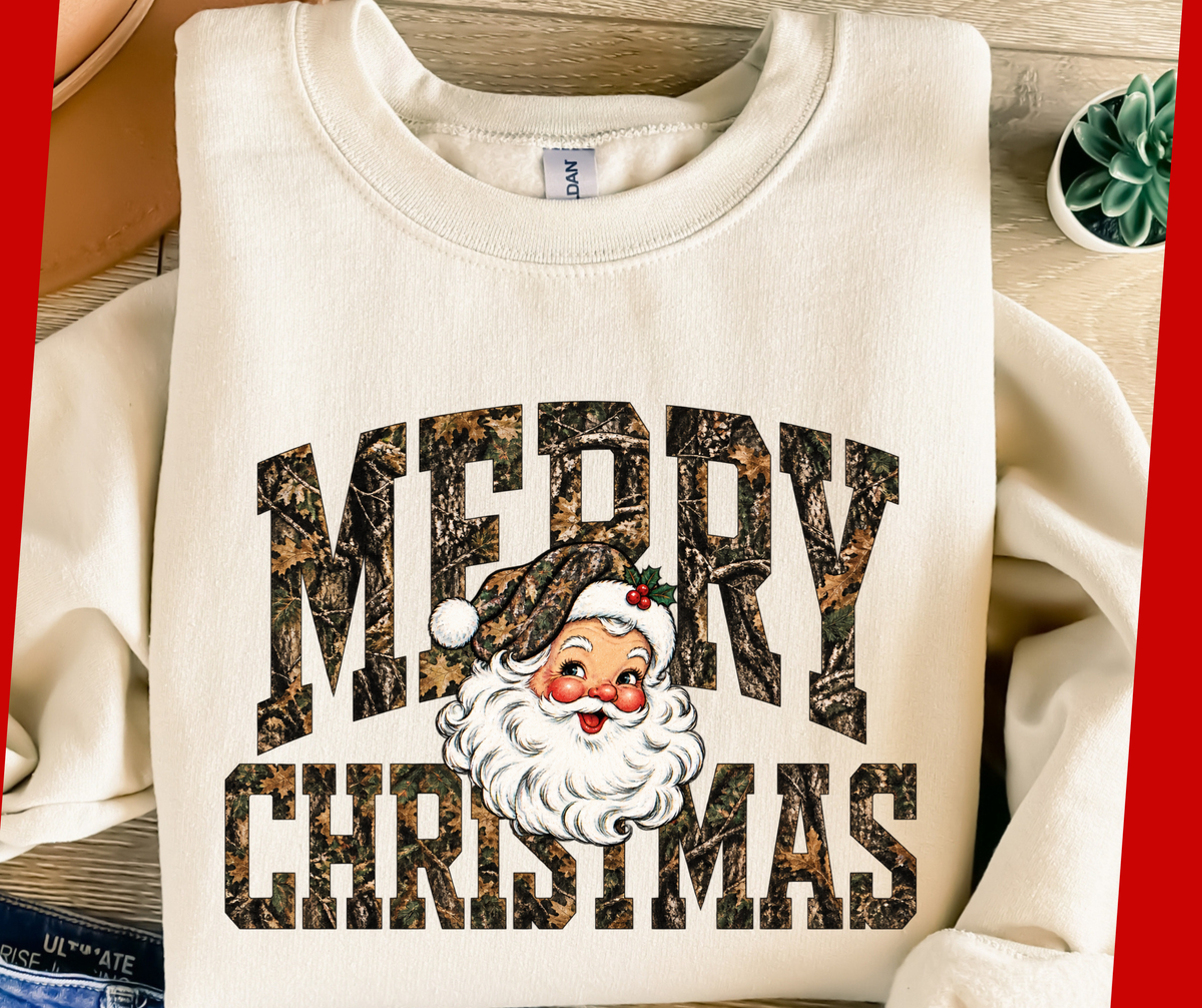 Cookin' with Babe-Santa camo Merry Christmas