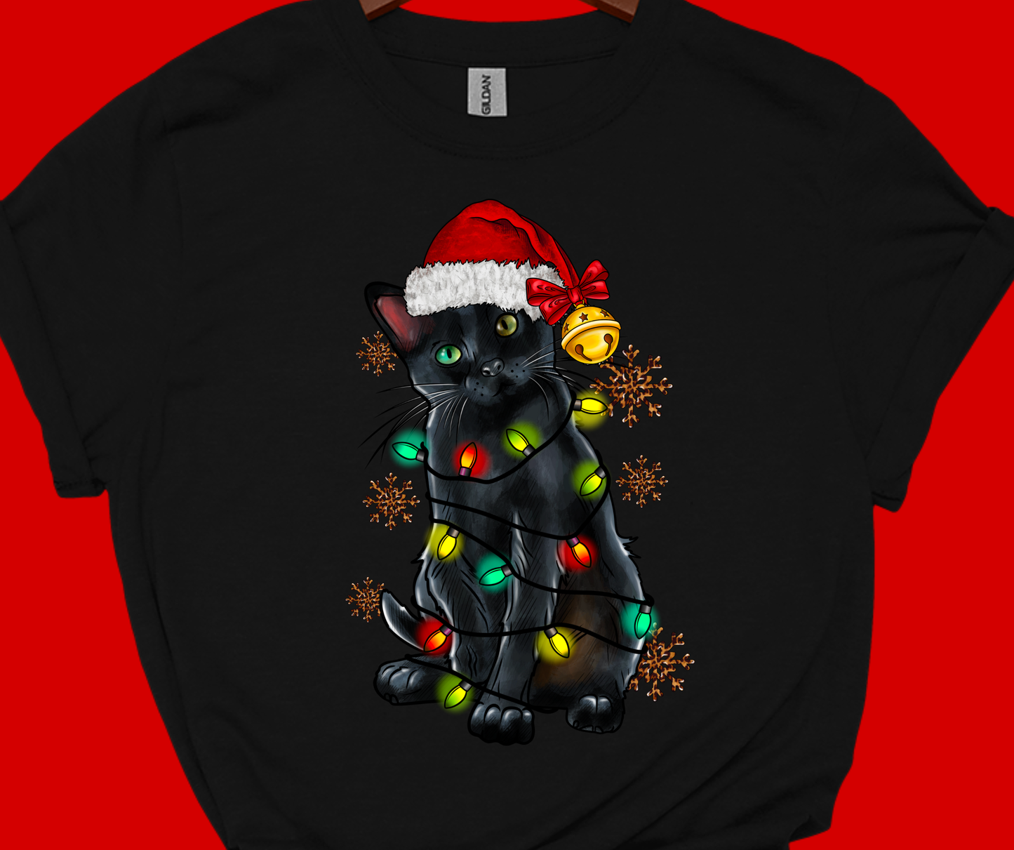 Sassy Server-Cat in lights